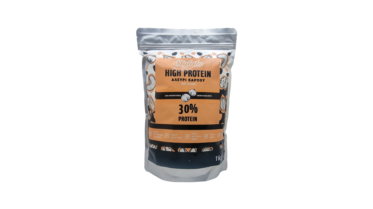 Stylato High Protein Αλεύρι Φουντουκιού 1 kg